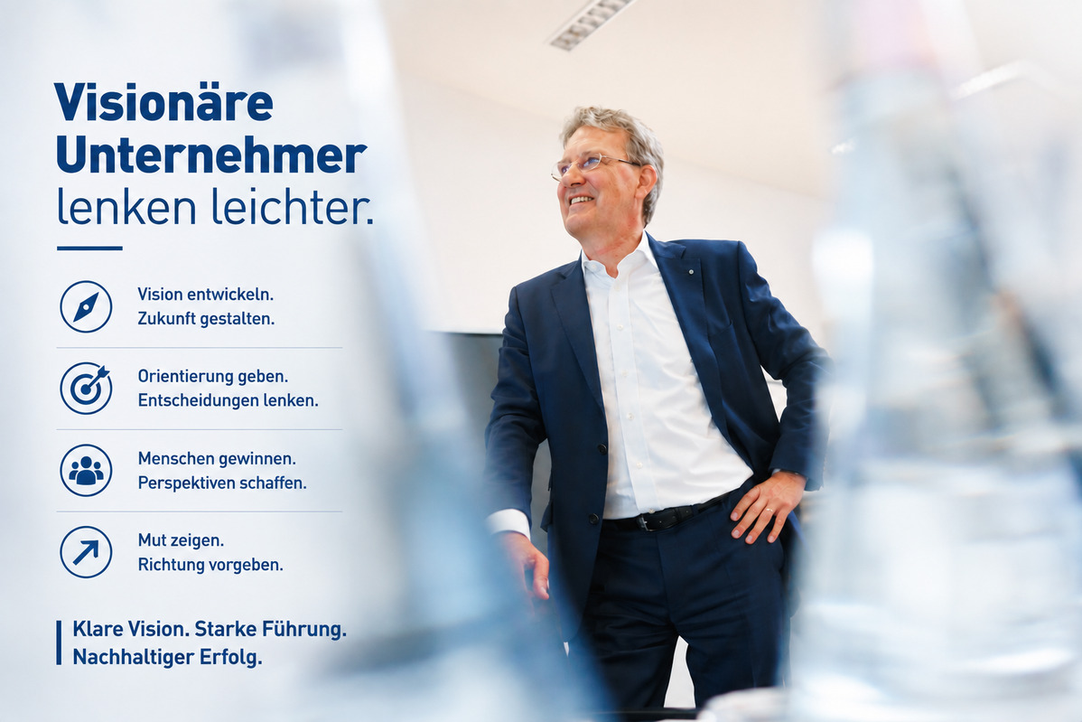 Prof. Dr. Guido Quelle - Visionäre Unternehmer lenken leichter - Copyright Dr. Arash Razavi