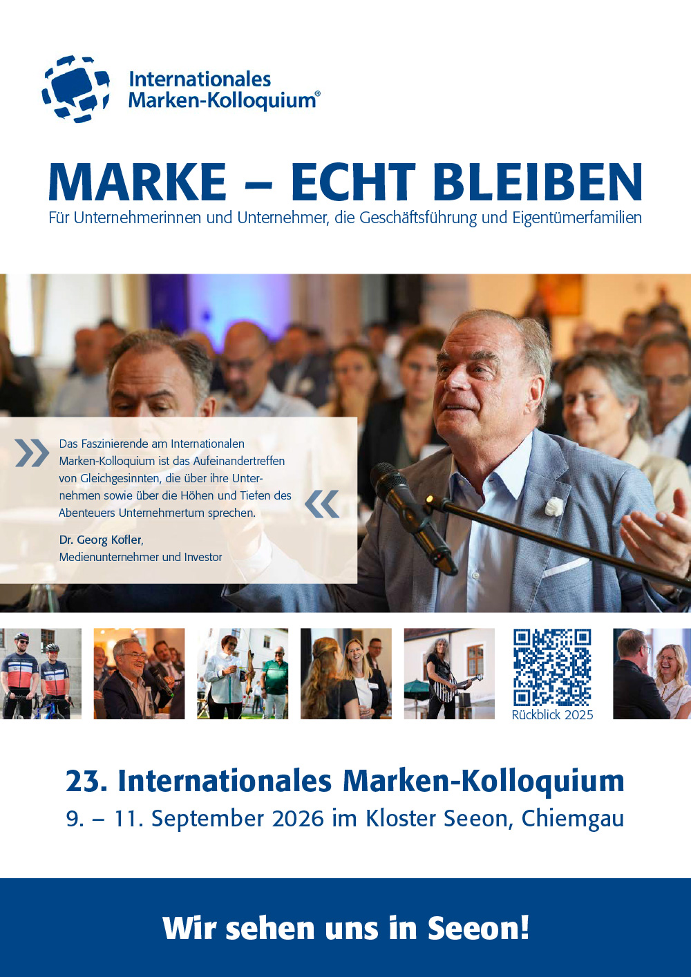 Titelbild des Programmhefts zum 23. Internationalen Marken-Kolloquium 2026